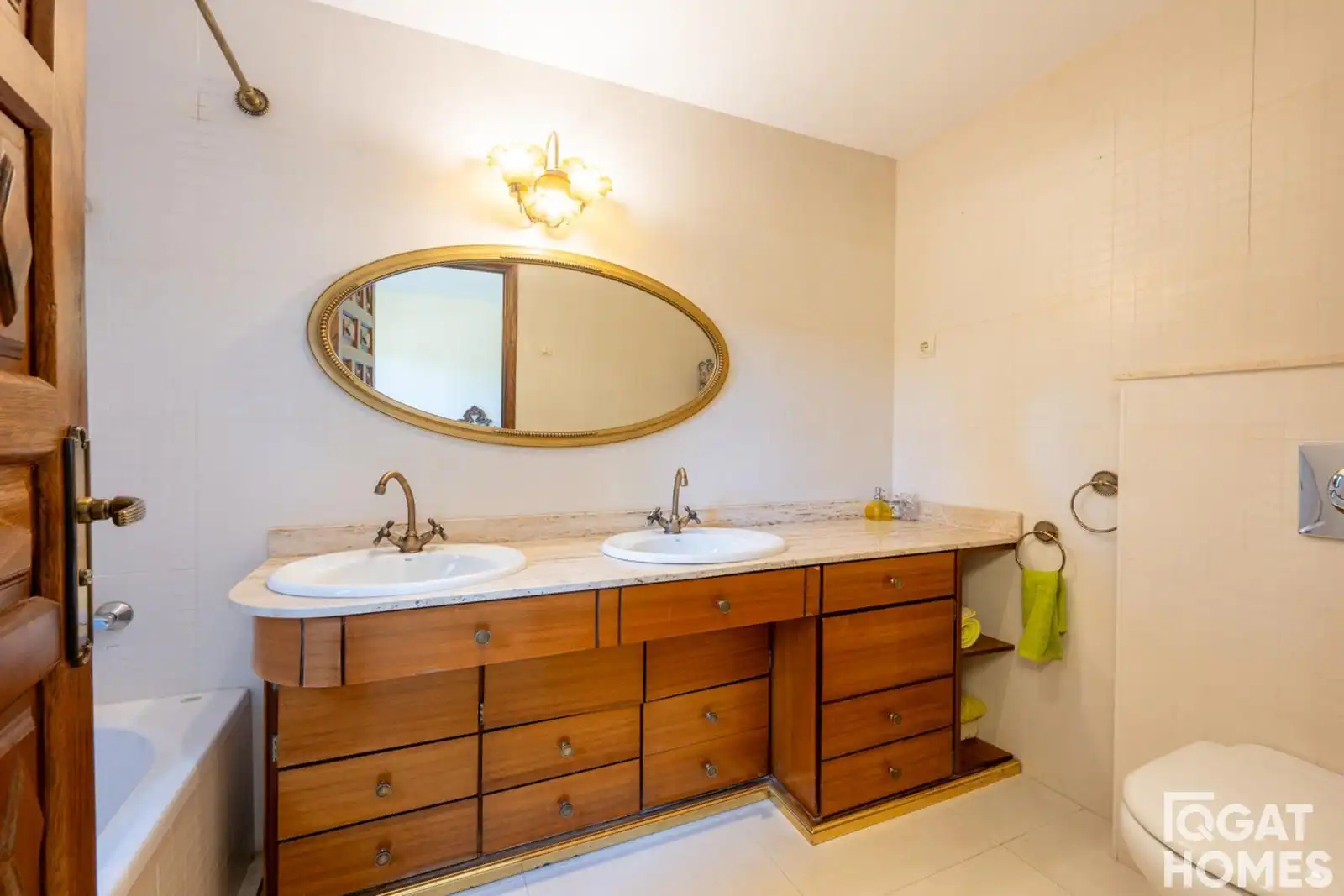 Baño de Casa o chalet de alquiler en Sant Cugat del Vallès con Aire acondicionado, Calefacción y Jardín privado