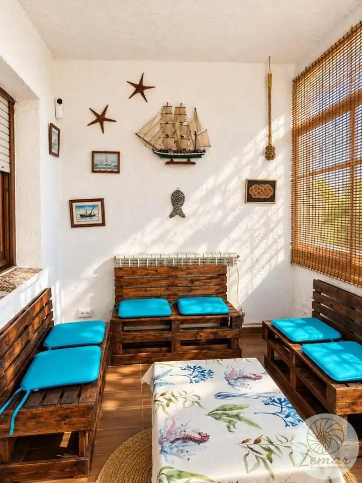 Terrassa de Casa o xalet en venda en L'Ametlla de Mar  amb Aire condicionat, Jardí privat i Terrassa