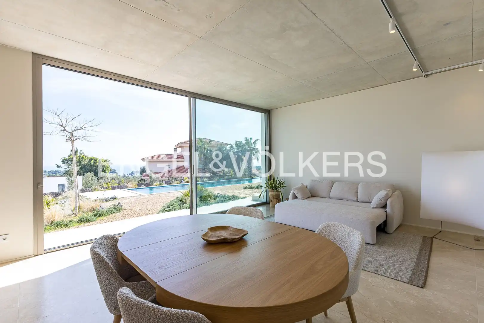 Sala de estar de Casa o chalet de alquiler en Sitges con Aire acondicionado, Calefacción y Jardín privado