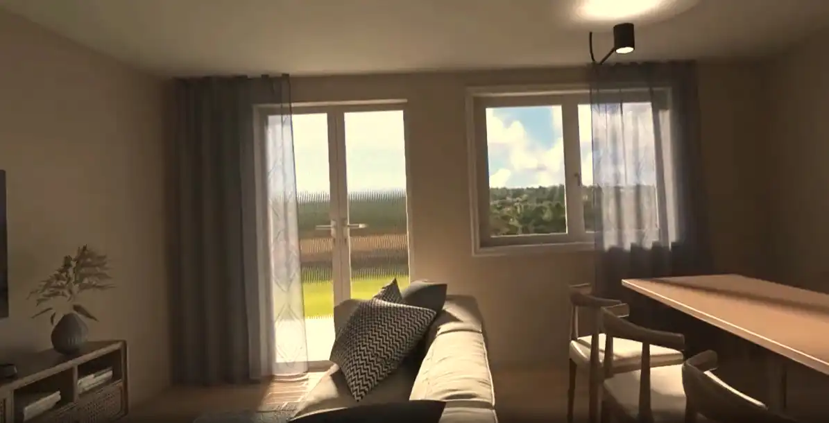 Dormitori de Casa adosada en venda en Herramélluri amb Calefacció, Jardí privat i Parquet