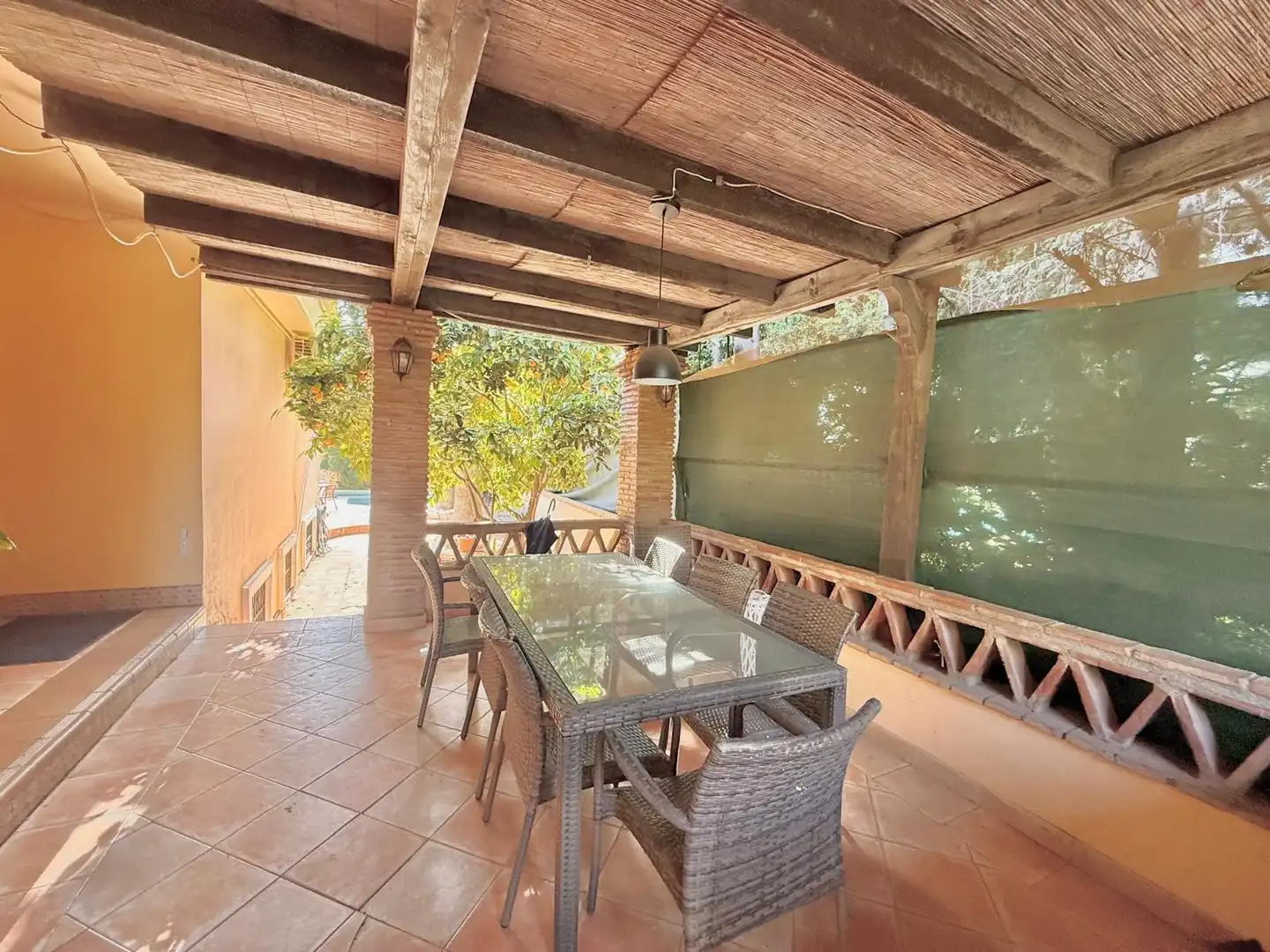 Terrace of Detached homes for sale in Mijas  with Air Conditioner, Heating and Private garden