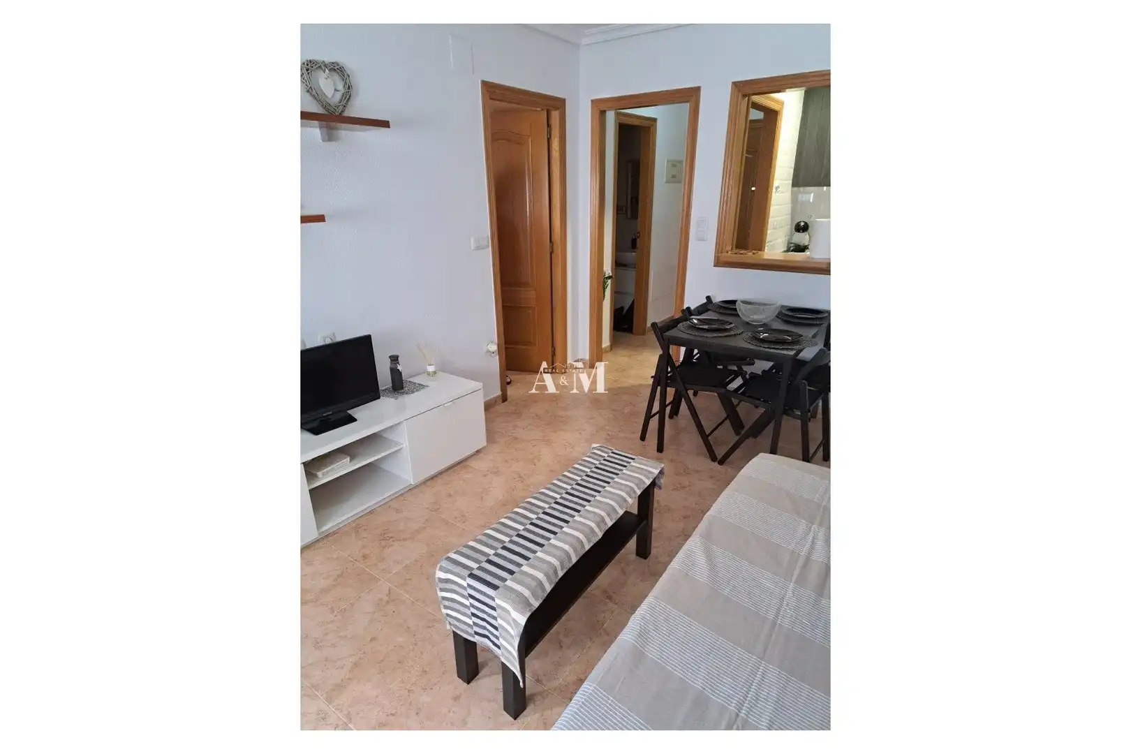Bedroom of Flat for rent in Torrevieja  with Air Conditioner, Heating and Furnished