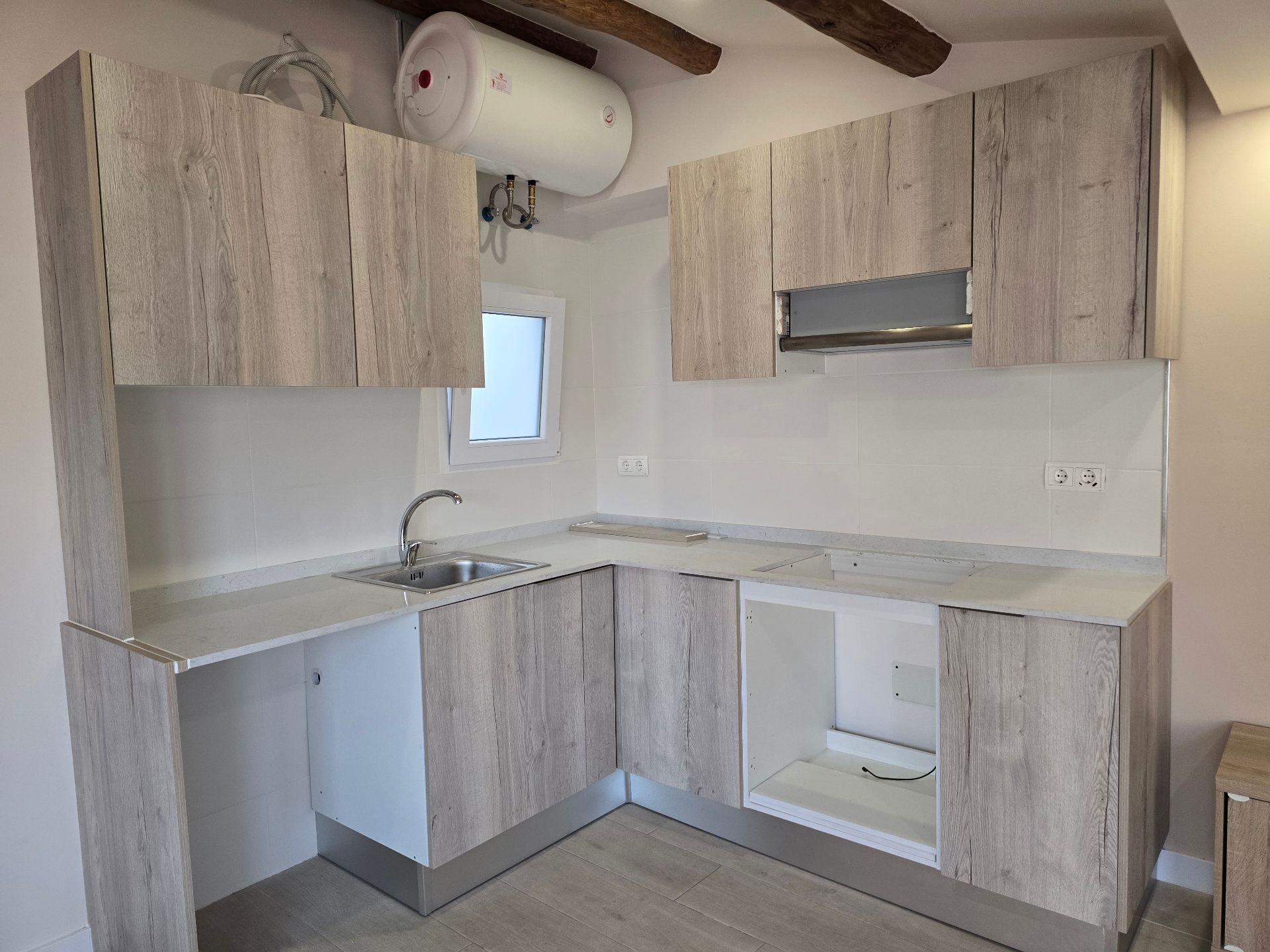 Küche von Dachboden zum verkauf in Sant Fruitós de Bages mit Klimaanlage, Heizung und Terrasse