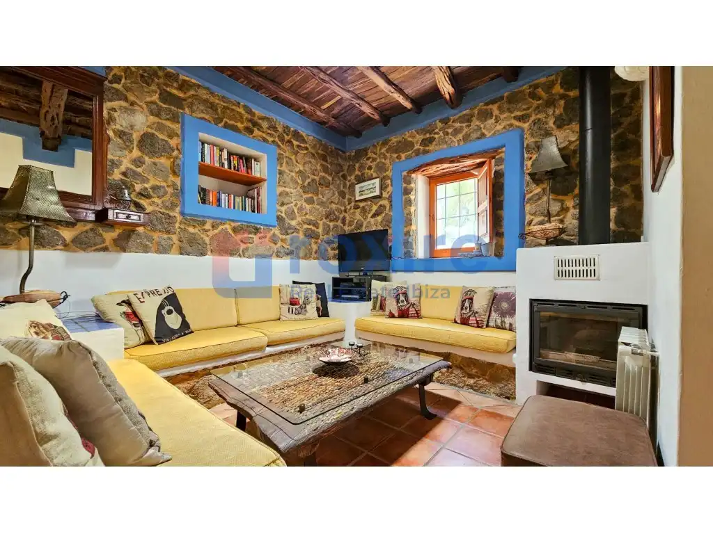 Sala d'estar de Casa o xalet de lloguer en Sant Joan de Labritja amb Aire condicionat, Calefacció i Jardí privat