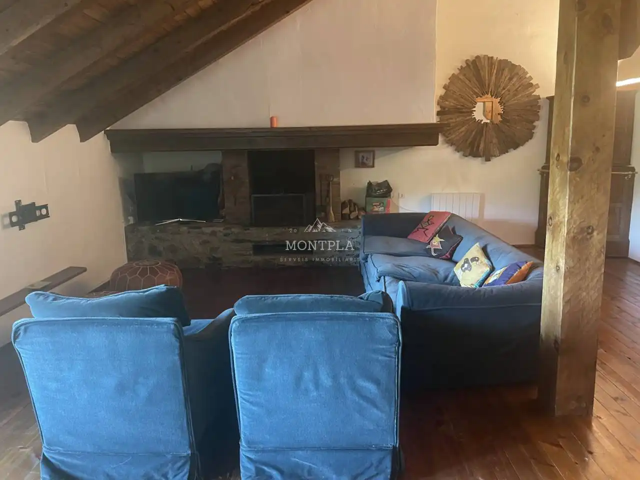 Sala d'estar de Casa o xalet en venda en Ordino amb Calefacció i Terrassa