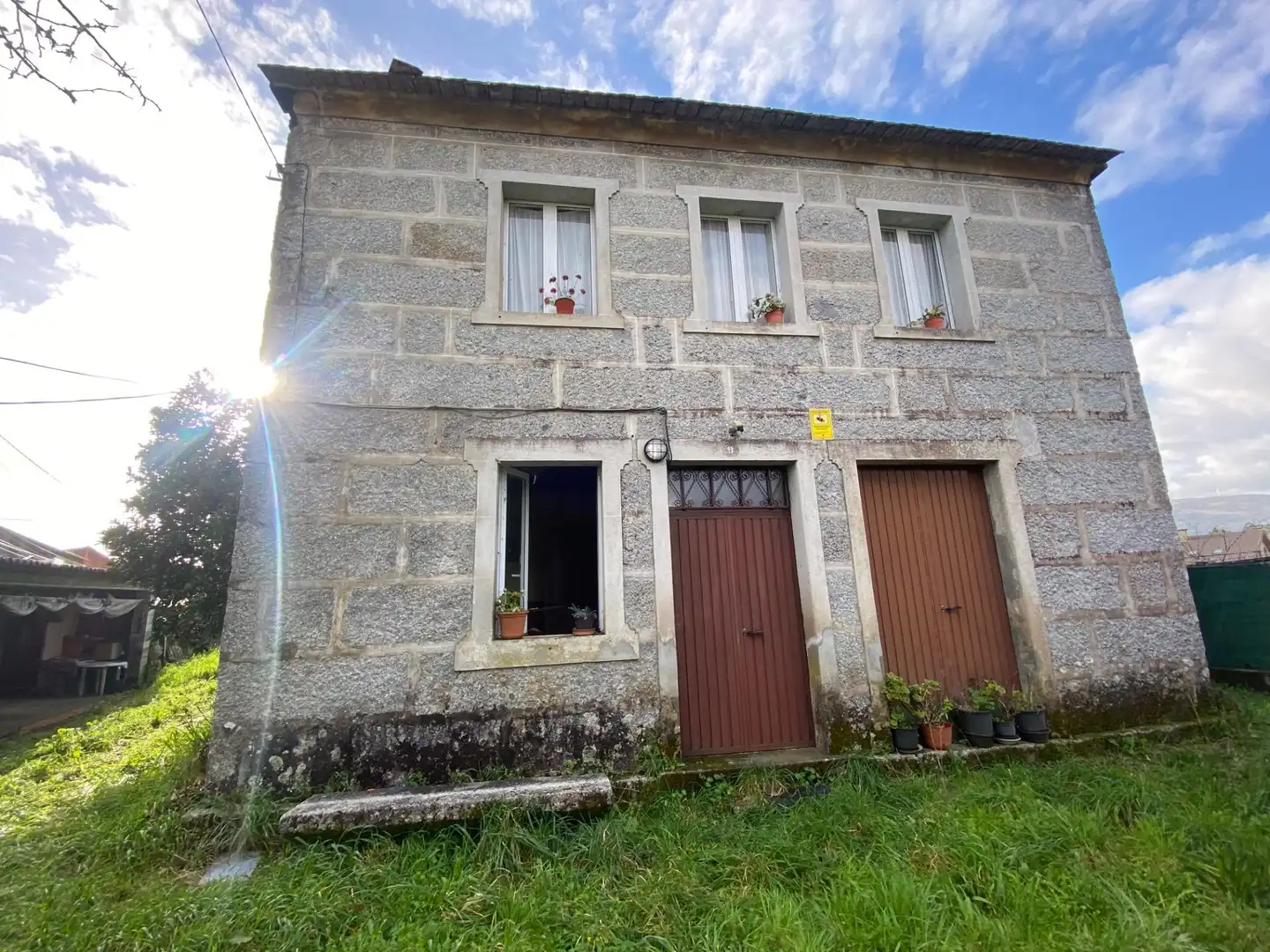 Vista exterior de Casa o chalet en venta en Caldas de Reis con Jardín privado