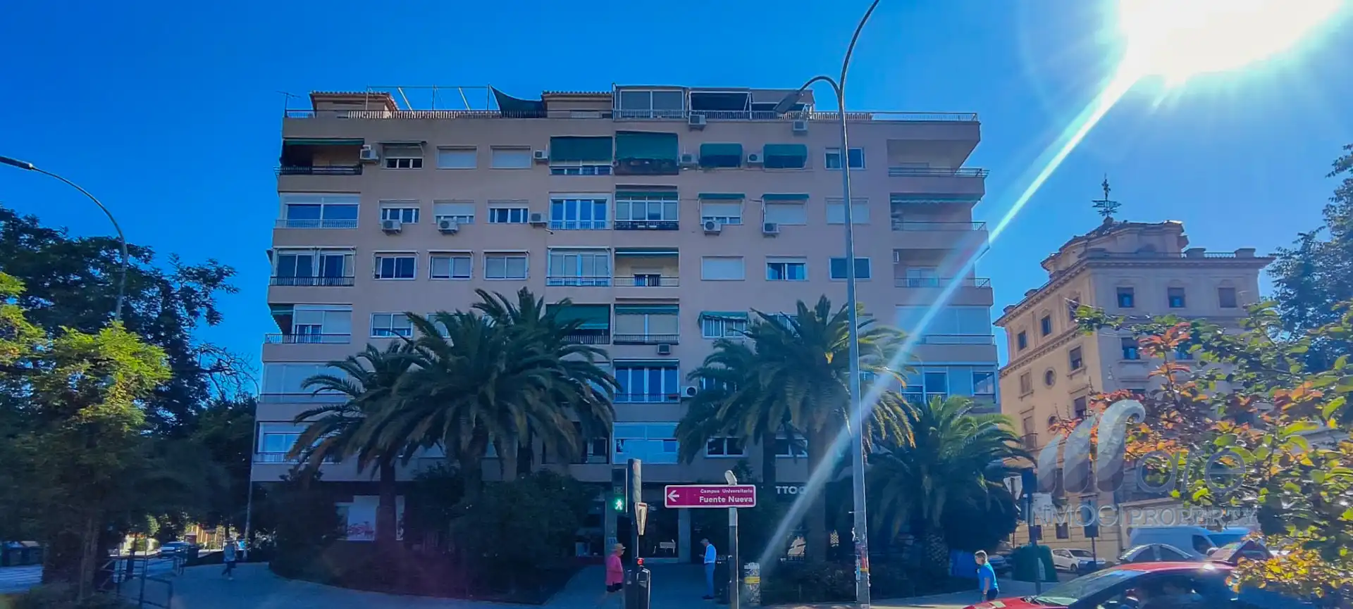 Exterior view of Flat for sale in Granada  with Heating and Parquet flooring
