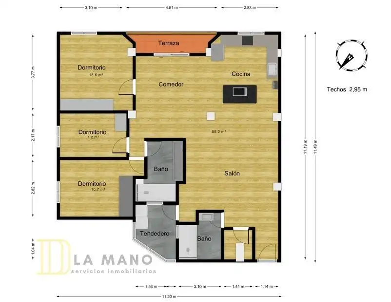 Piso en venta en Madrid con Aire acondicionado, Calefacción y Terraza