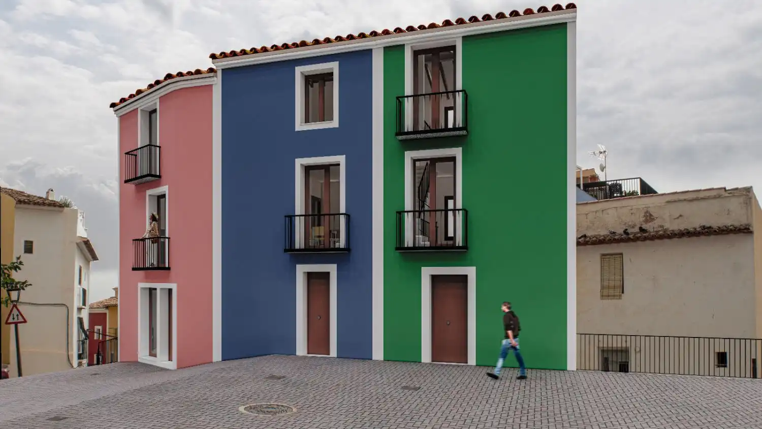 Vista exterior de Edificio en venta en Villajoyosa / La Vila Joiosa