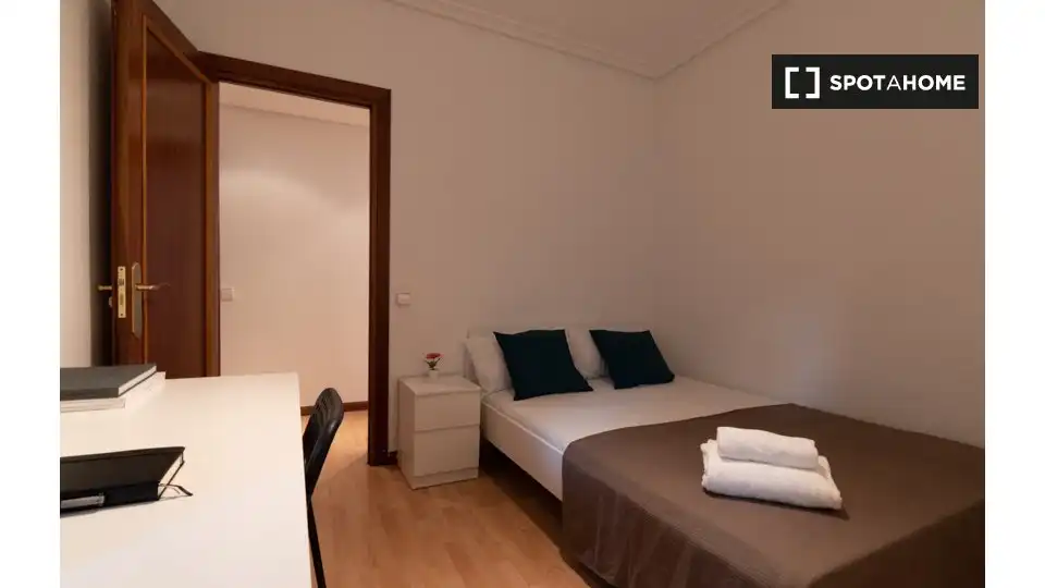 Habitación de Piso de alquiler en Madrid con Aire acondicionado, Calefacción y Amueblado