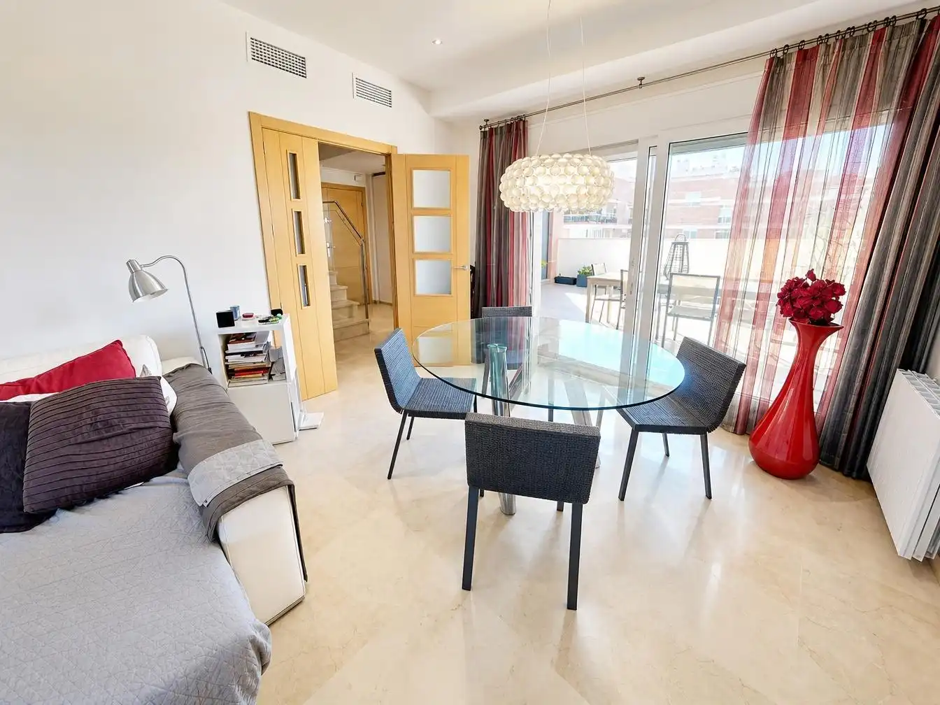 Dining room of Attic for sale in Alicante / Alacant  with Heating, Private garden and Terrace