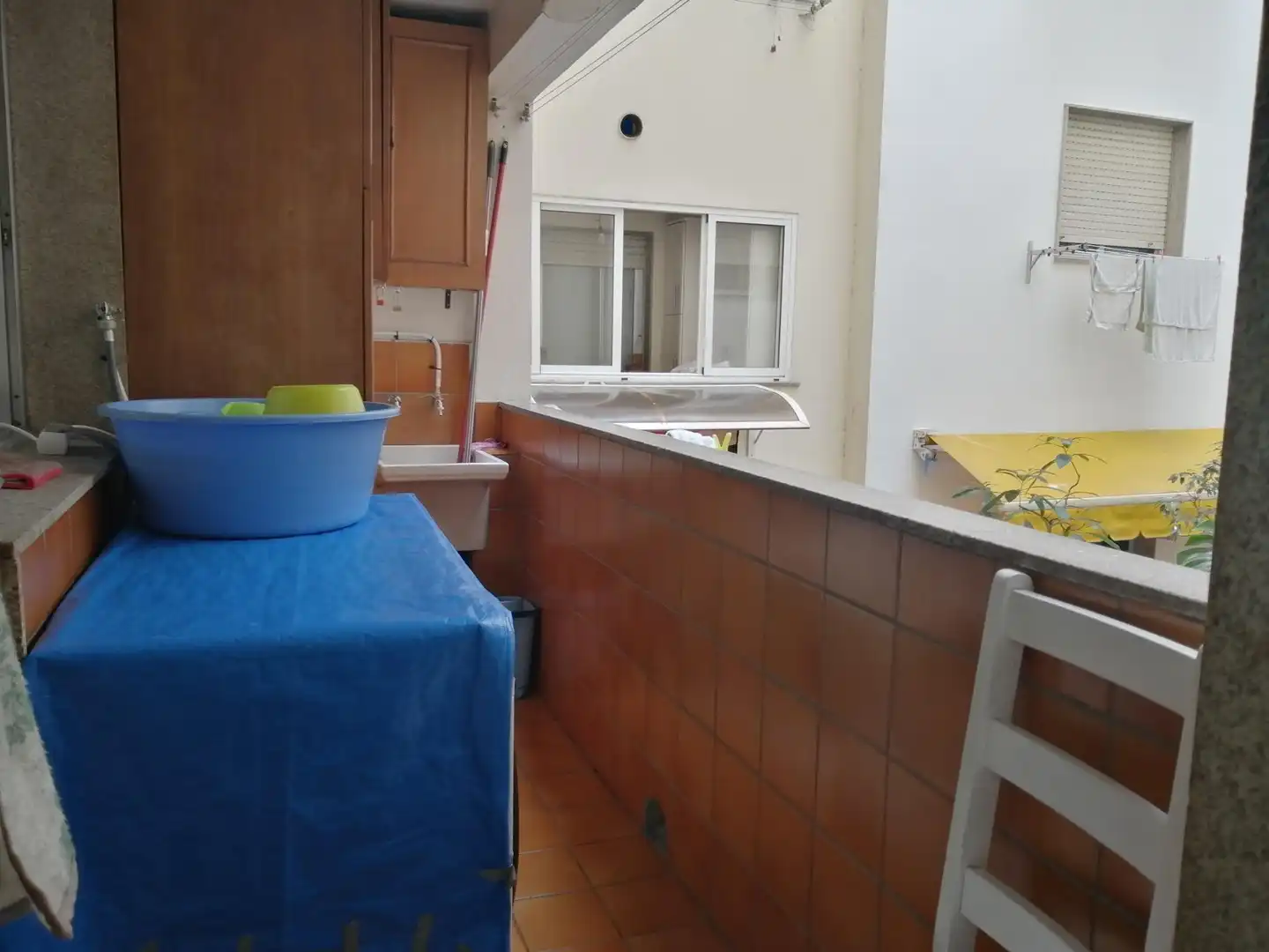 Balcony of Flat for sale in Ourense Capital   with Parquet flooring, Terrace and Storage room