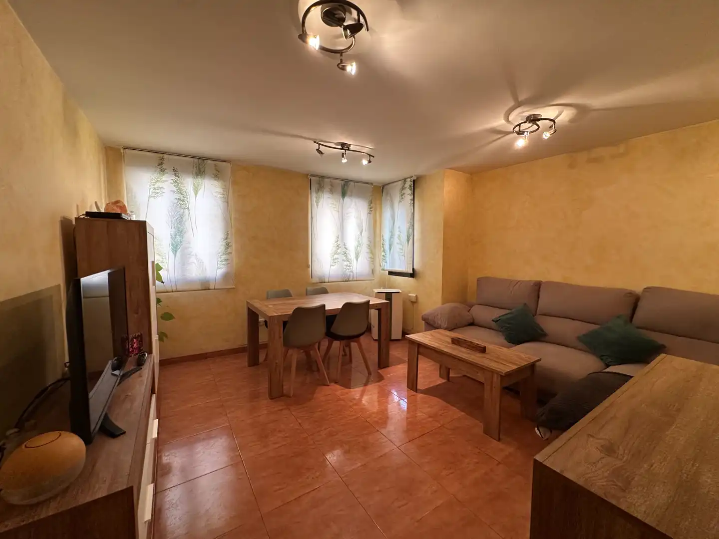 Sala de estar de Piso en venta en Castellón de la Plana / Castelló de la Plana con Amueblado