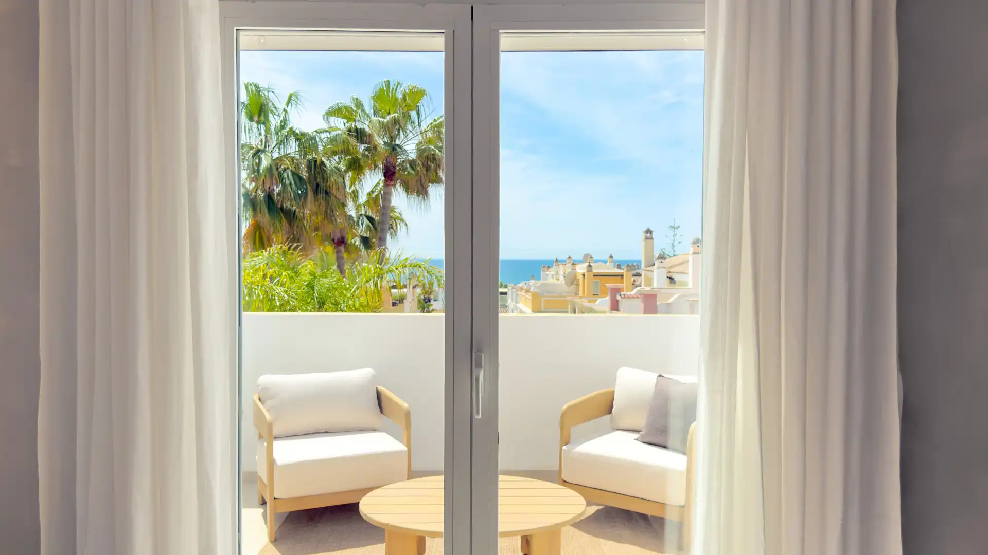 Terrace of Detached homes for sale in Marbella  with Air Conditioner, Heating and Private garden