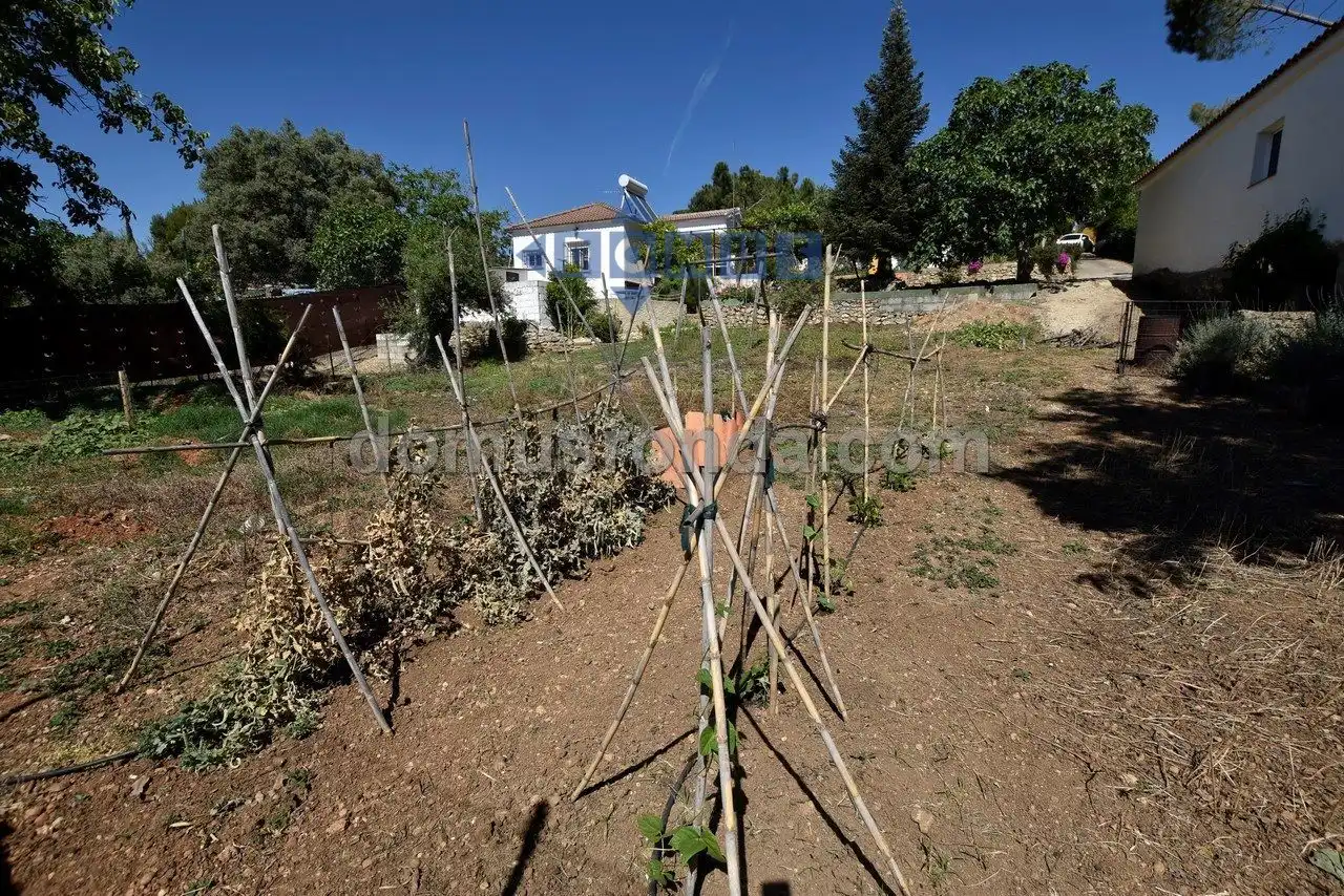 Jardín de Finca rústica de alquiler en Ronda con Aire acondicionado, Calefacción y Trastero