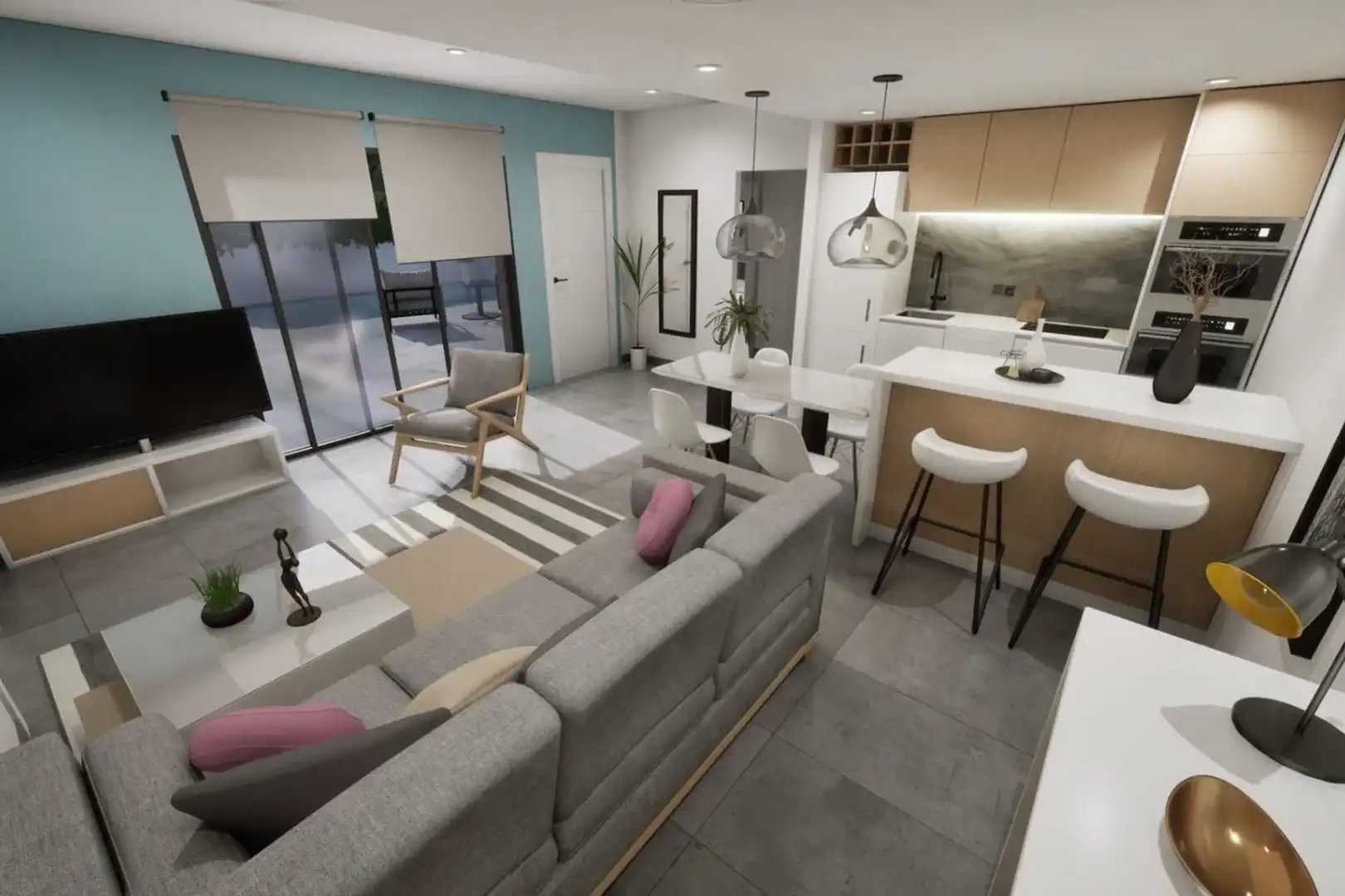 Wohnzimmer von Einfamilien-Reihenhaus zum Verkauf in Torre-Pacheco