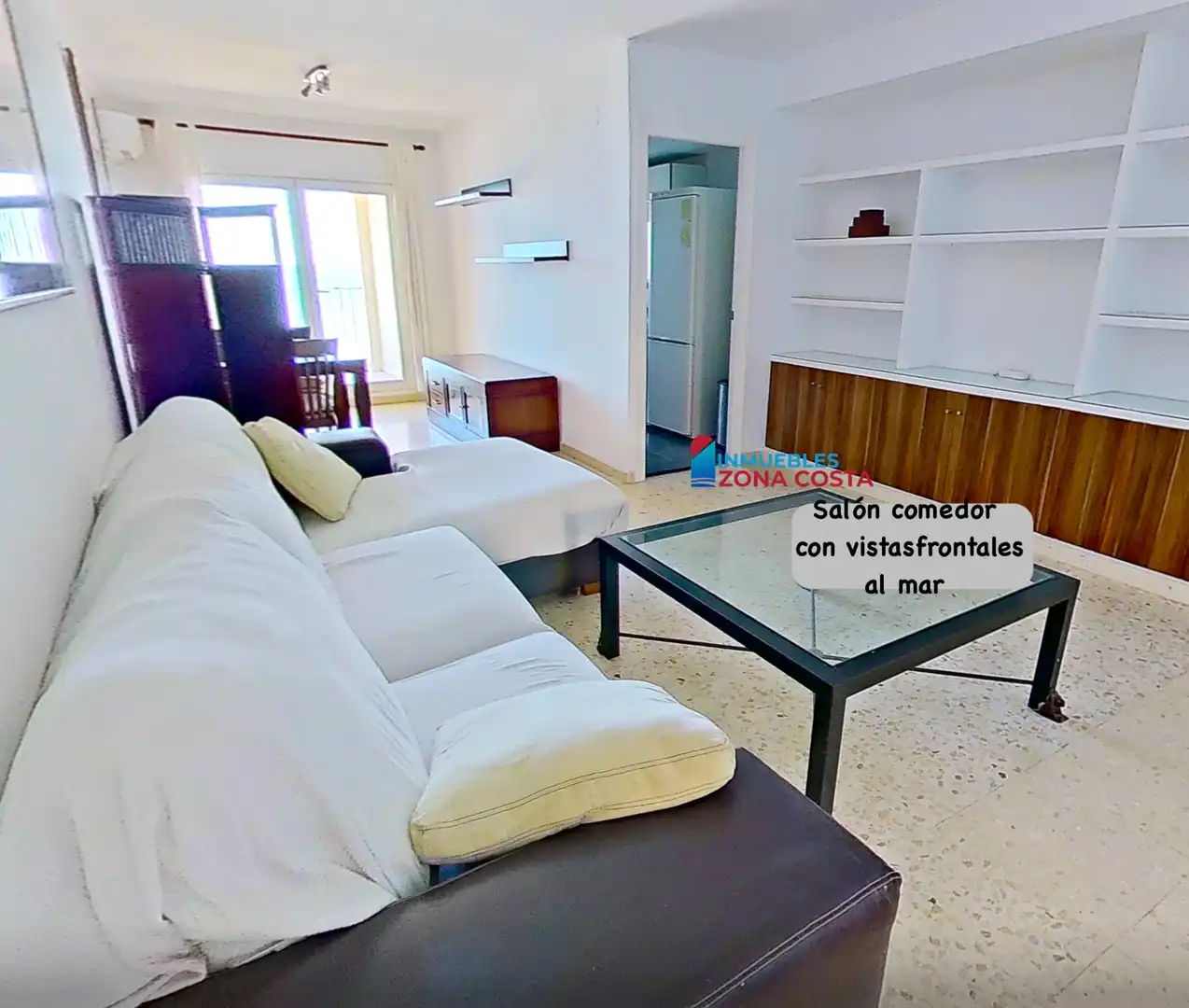 Sala d'estar de Apartament en venda en Alboraya amb Aire condicionat, Terrassa i Moblat
