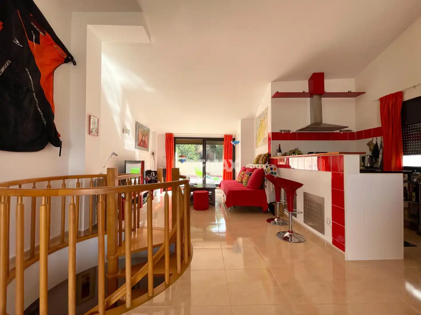 Sala de estar de Ático en venta en Vilajuïga con Aire acondicionado, Calefacción y Terraza