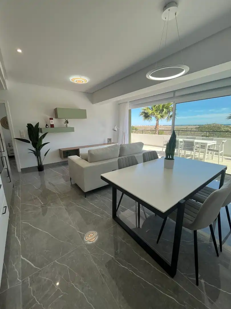 Sala de estar de Apartamento en venta en Xeresa con Aire acondicionado, Calefacción y Jardín privado