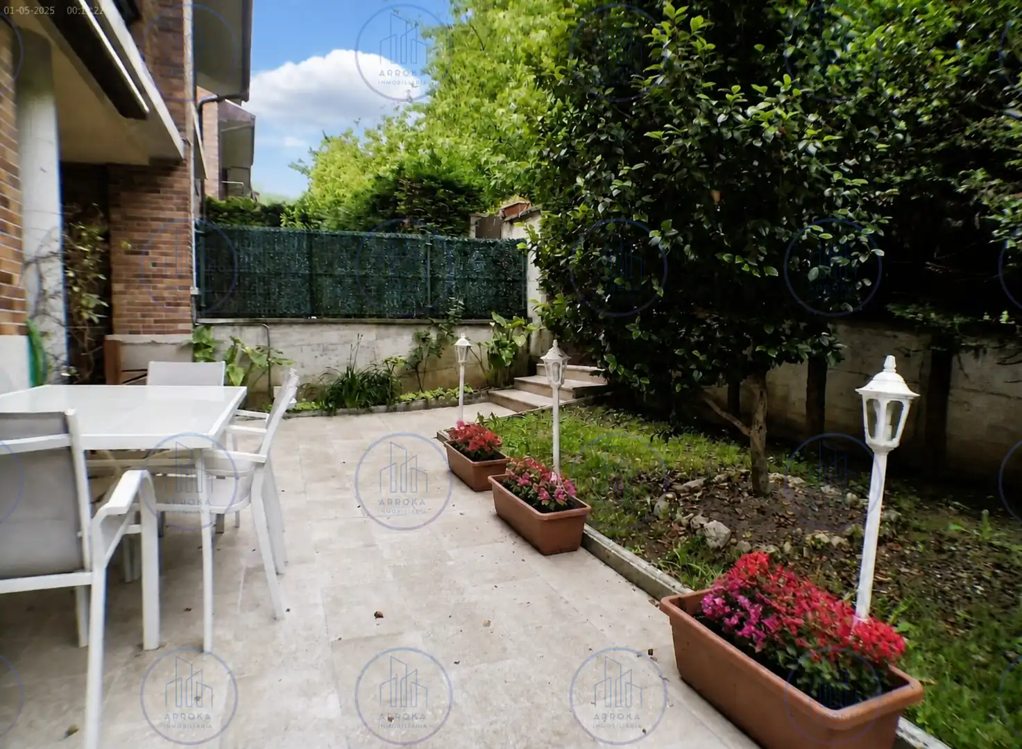 Terraza de Casa adosada en venta en Donostia - San Sebastián  con Calefacción, Jardín privado y Terraza