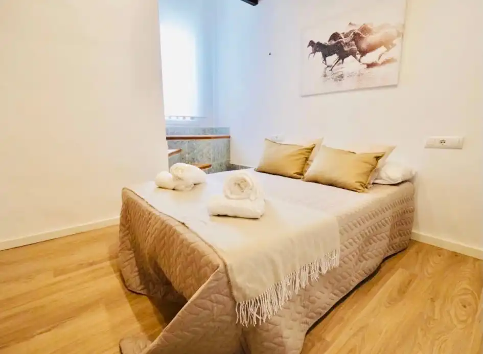 Bedroom of Houses for rent in Dénia  with Air Conditioner, Heating and Private garden
