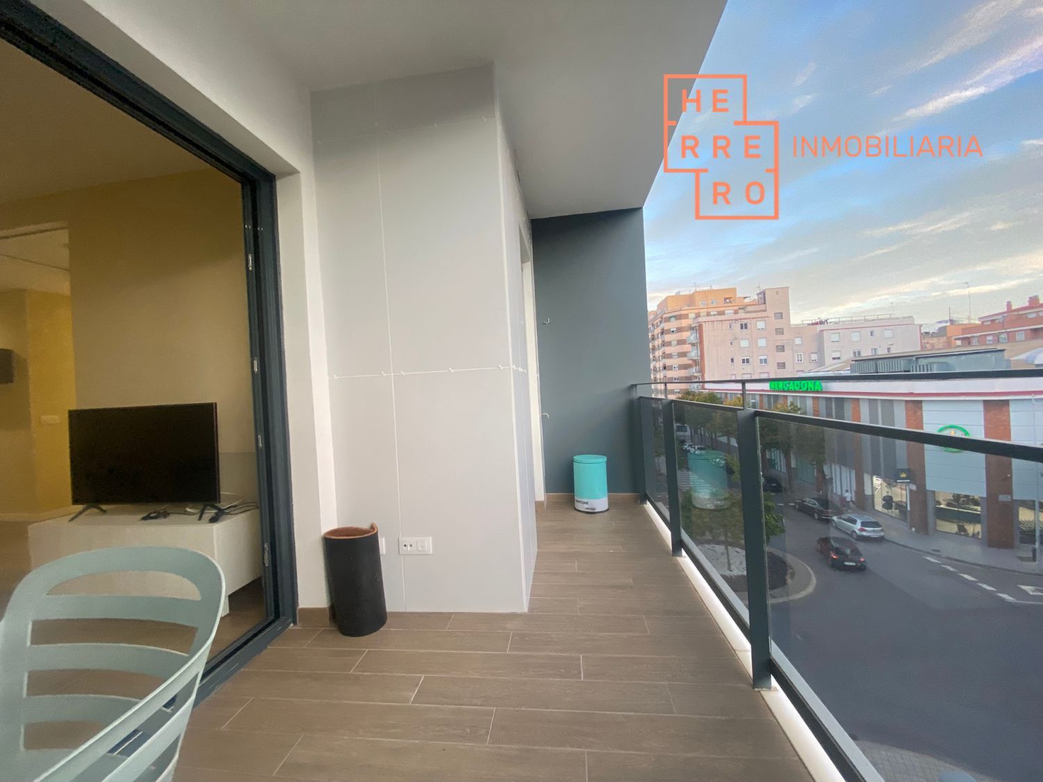 Balcony of Flat to rent in Castellón de la Plana / Castelló de la Plana  with Air Conditioner, Heating and Terrace