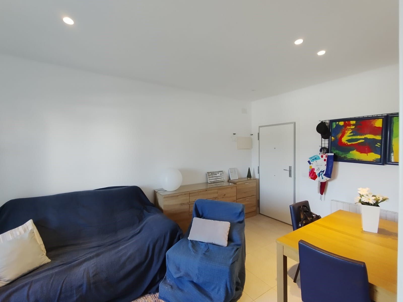 Sala de estar de Piso en venta en Calonge i Sant Antoni con Balcón