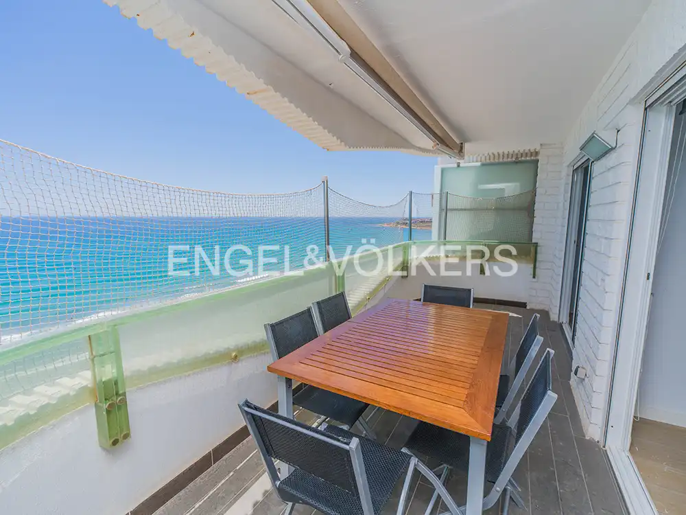 Terrace of Flat for rent in Alicante / Alacant  with Heating, Terrace and Furnished