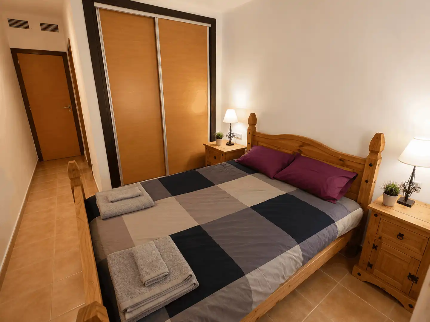 Bedroom of Apartments for rent in Águilas  with Air Conditioner, Heating and Private garden