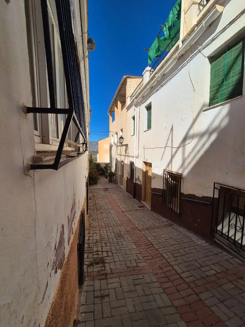Vista exterior de Casa adosada en venta en Lanjarón con Terraza