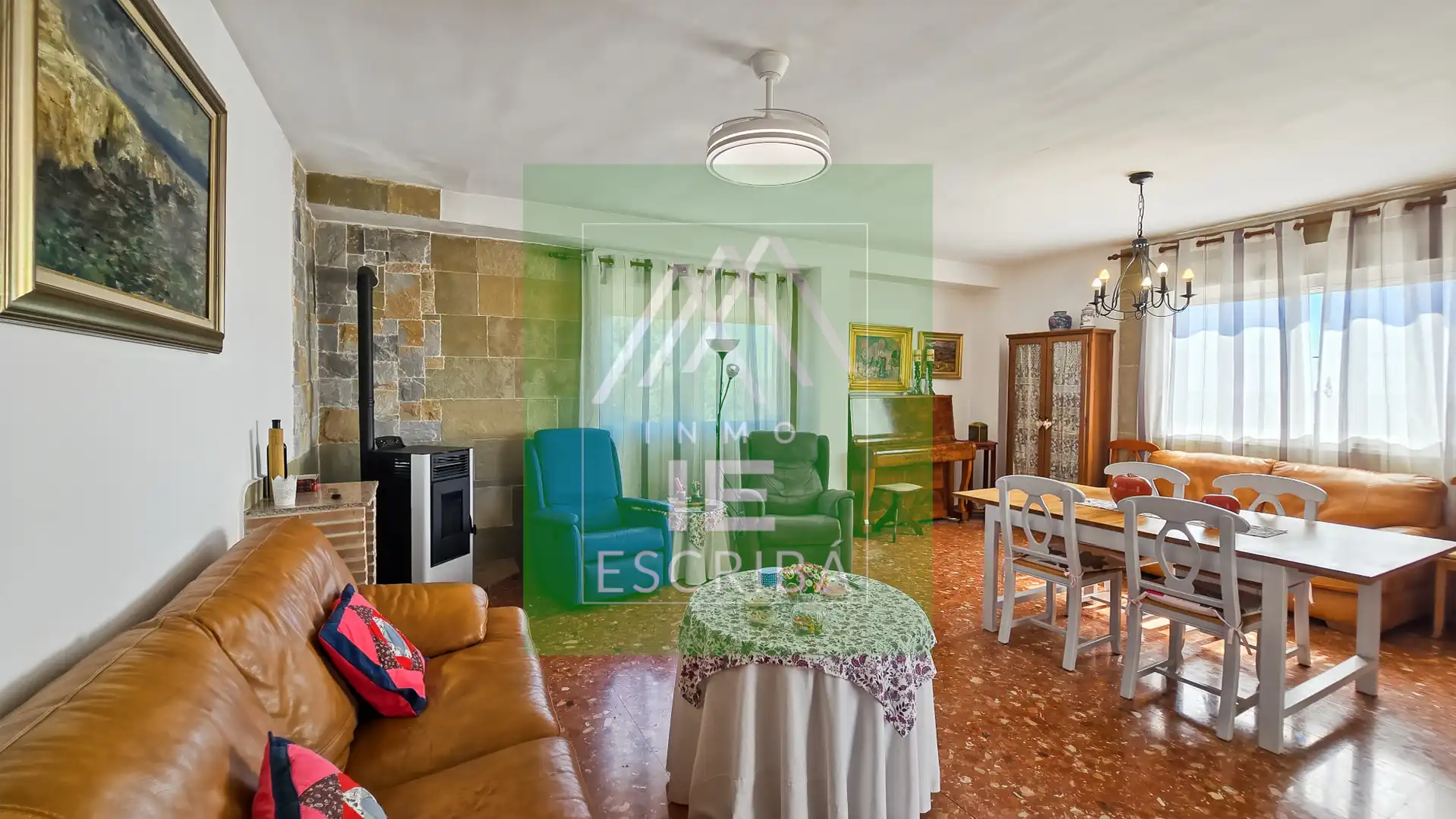 Sala de estar de Casa o chalet en venta en Catadau con Aire acondicionado, Calefacción y Jardín privado