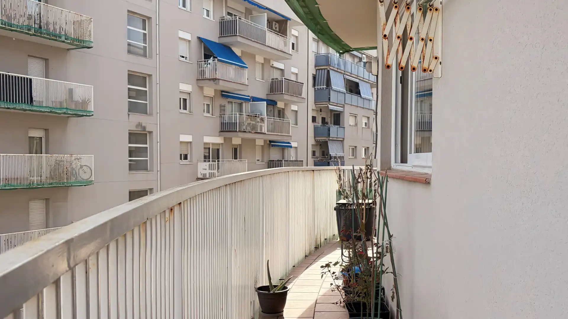 Balcony of Flat for sale in Terrassa  with Heating, Parquet flooring and Balcony