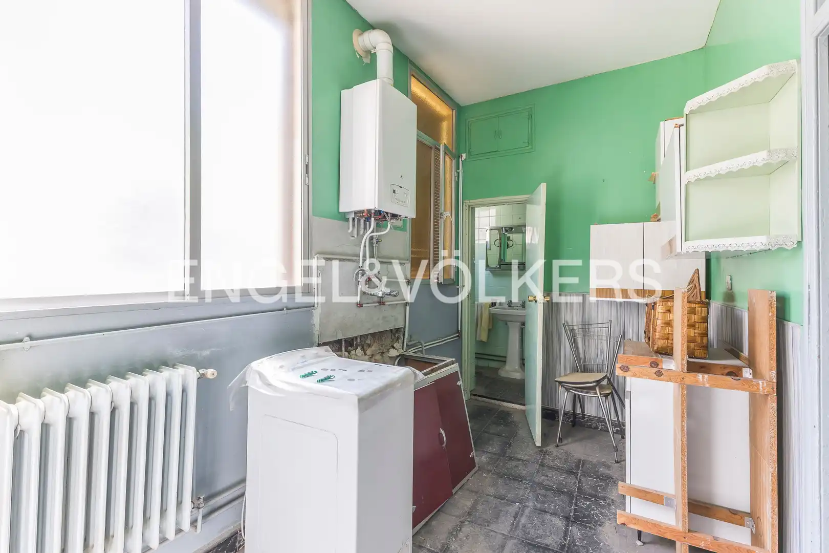 Kitchen of Flat for sale in Madrid  with Heating
