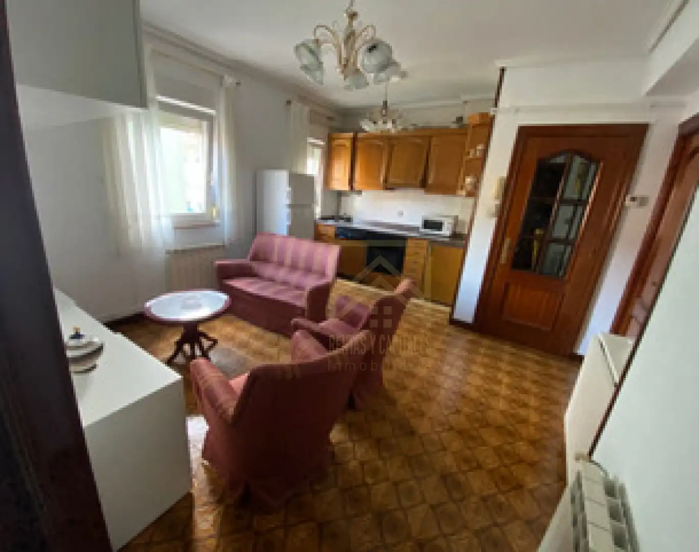 Kitchen of Flat for rent in Camargo  with Heating, Parquet flooring and Furnished