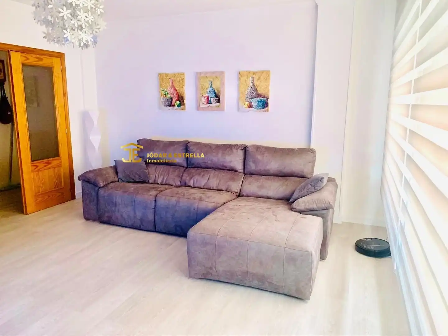 Living room of Flat for sale in Lorca  with Air Conditioner, Storage room and Furnished