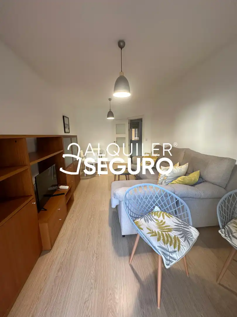 Wohnzimmer von Wohnung zur Miete in Málaga mit Klimaanlage und Möbliert
