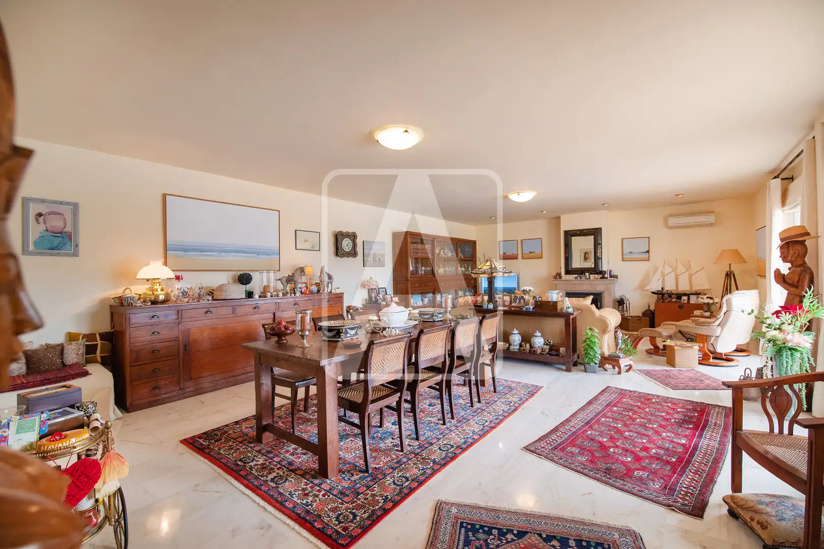 Dining room of Houses for sale in Calpe / Calp  with Air Conditioner, Heating and Private garden