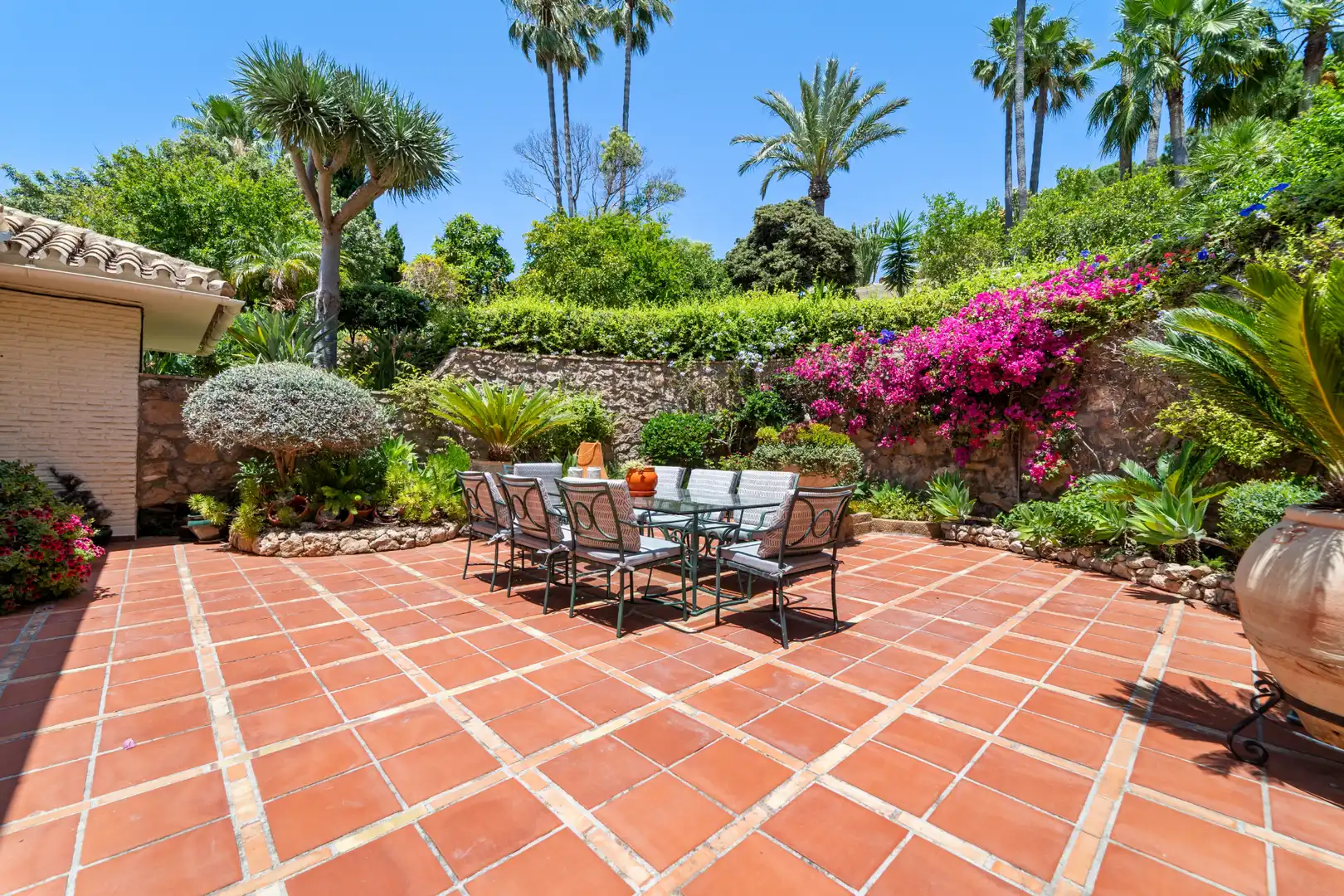 Terrassa de Casa o xalet en venda en Benalmádena amb Aire condicionat, Calefacció i Jardí privat