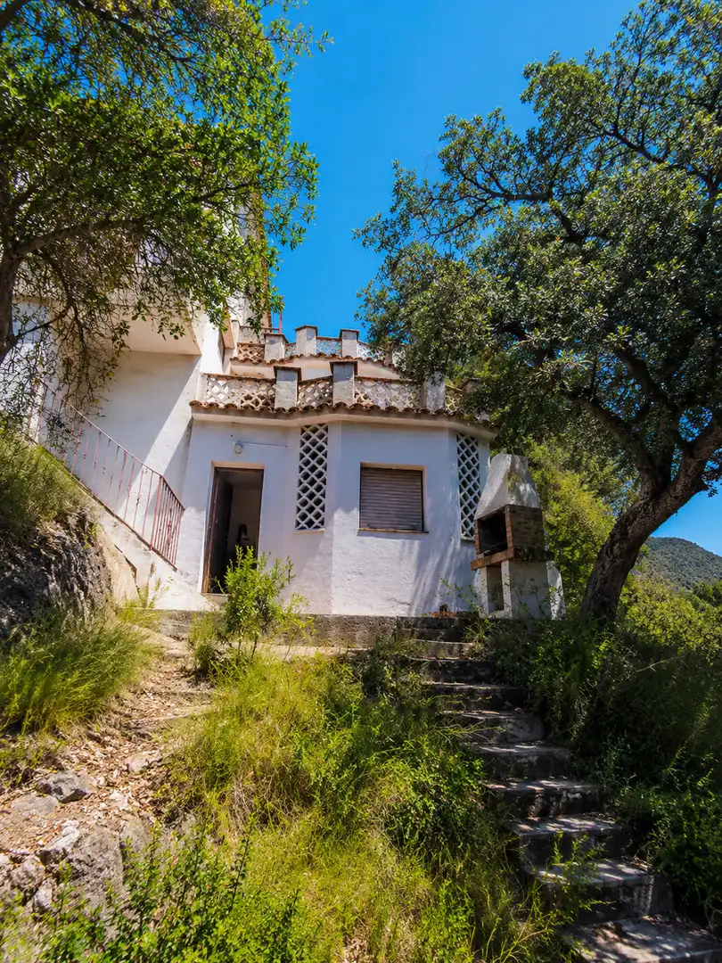 Vista exterior de Casa o xalet en venda en Santa Cristina d'Aro amb Calefacció, Jardí privat i Terrassa