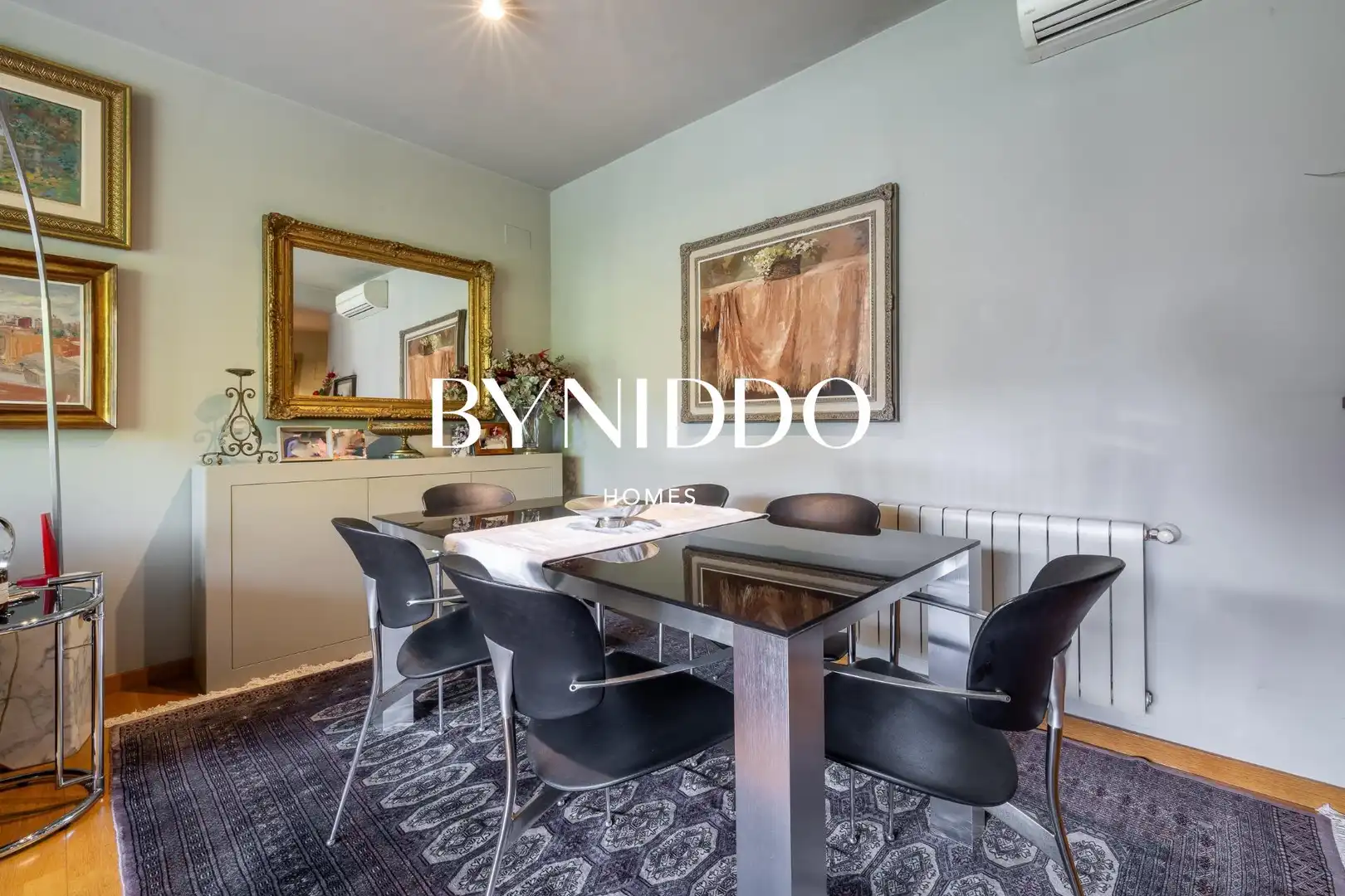 Dining room of Flat for sale in Sant Cugat del Vallès  with Air Conditioner, Heating and Private garden