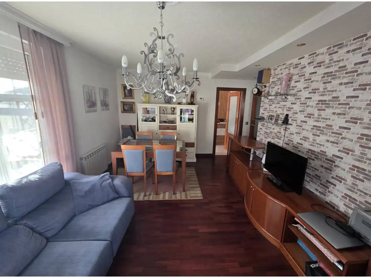 Sala de estar de Piso en venta en Piélagos con Calefacción, Terraza y Amueblado