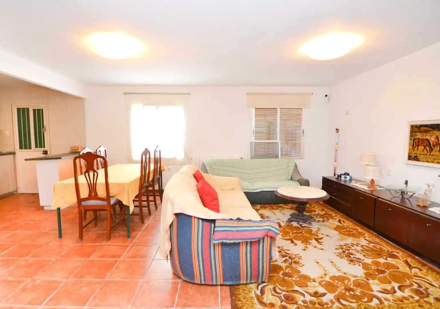 Sala de estar de Casa o chalet en venta en Escalona con Jardín privado, Terraza y Trastero