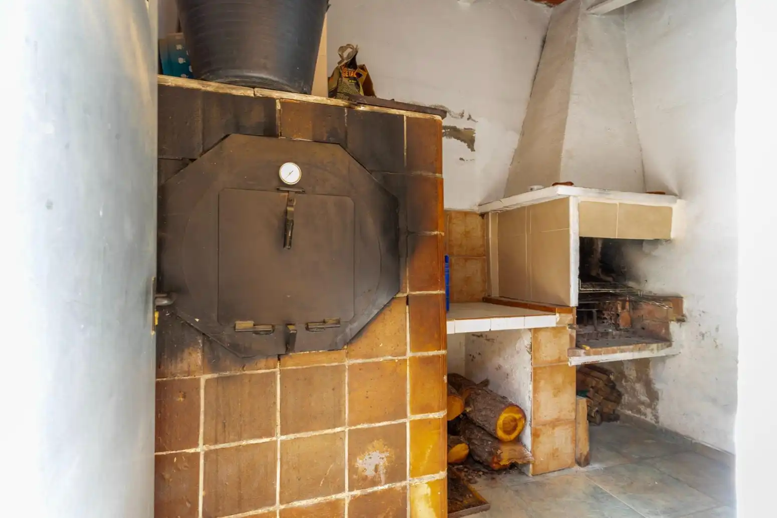 Cuina de Casa o xalet en venda en Mula amb Parquet, Terrassa i Moblat