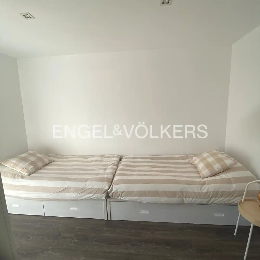 Schlafzimmer von Wohnung zur Miete in Sitges mit Klimaanlage, Heizung und Terrasse