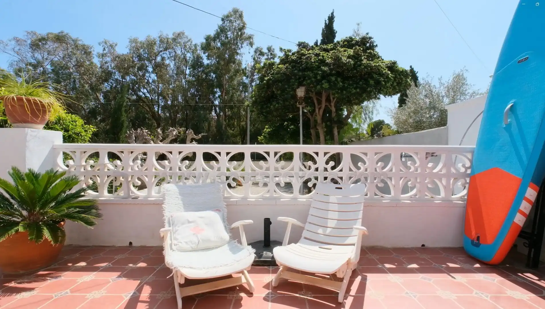 Terrace of Detached homes for sale in El Campello  with Air Conditioner, Private garden and Terrace