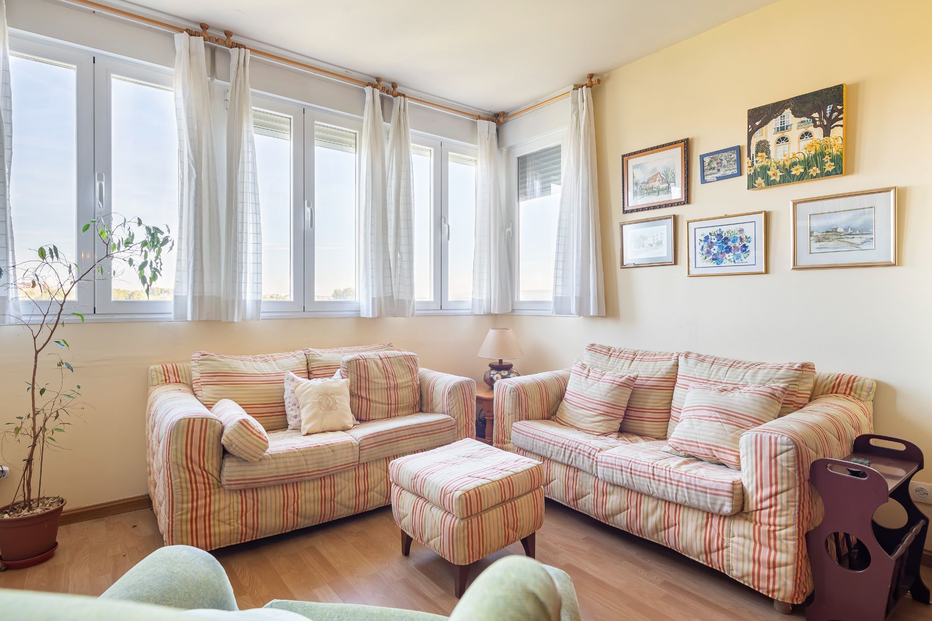 Living room of Flat for sale in Alcalá de Henares  with Air Conditioner, Terrace and Storage room