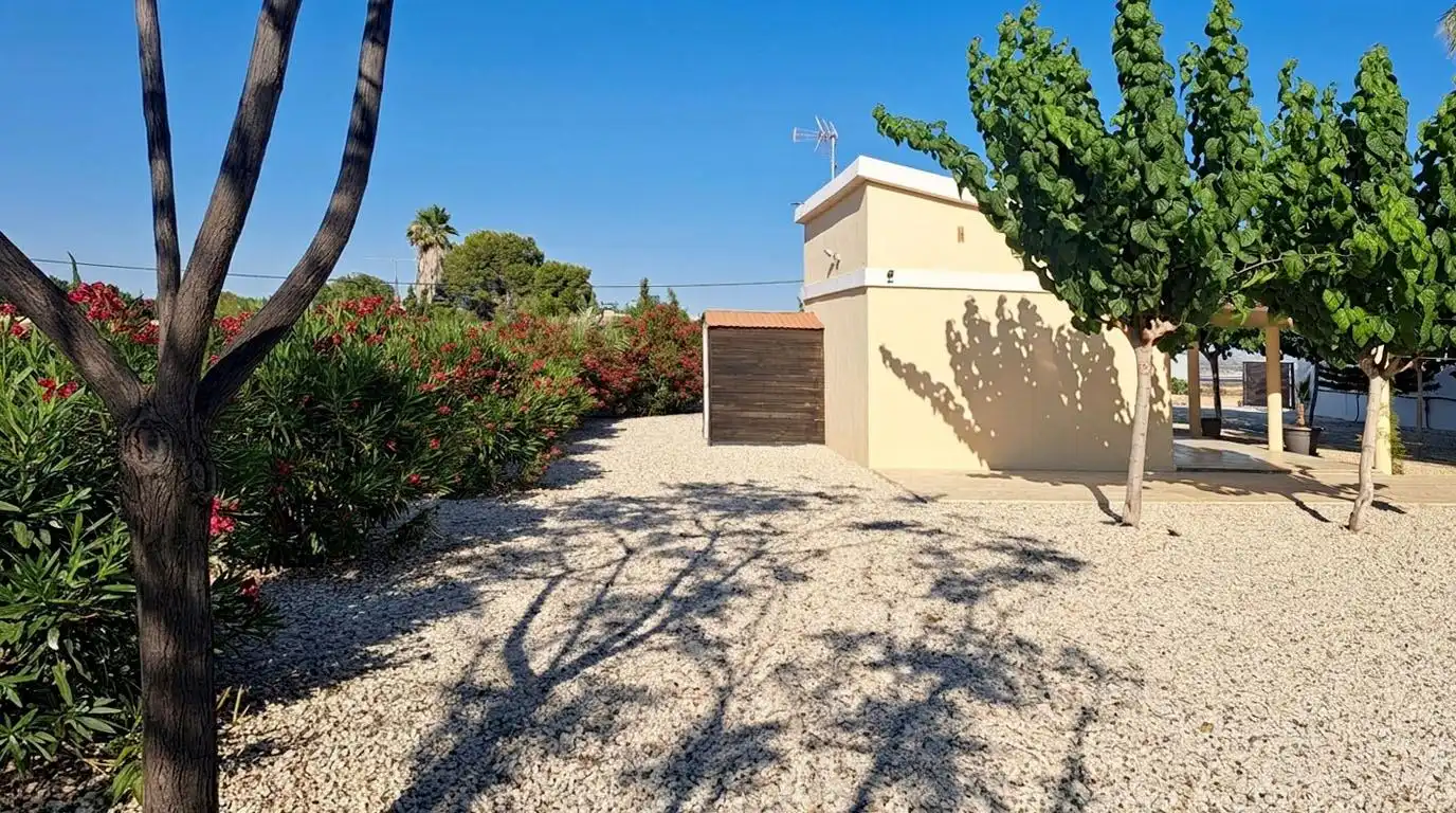 Exterior view of Houses for sale in Novelda  with Swimming Pool and Alarm