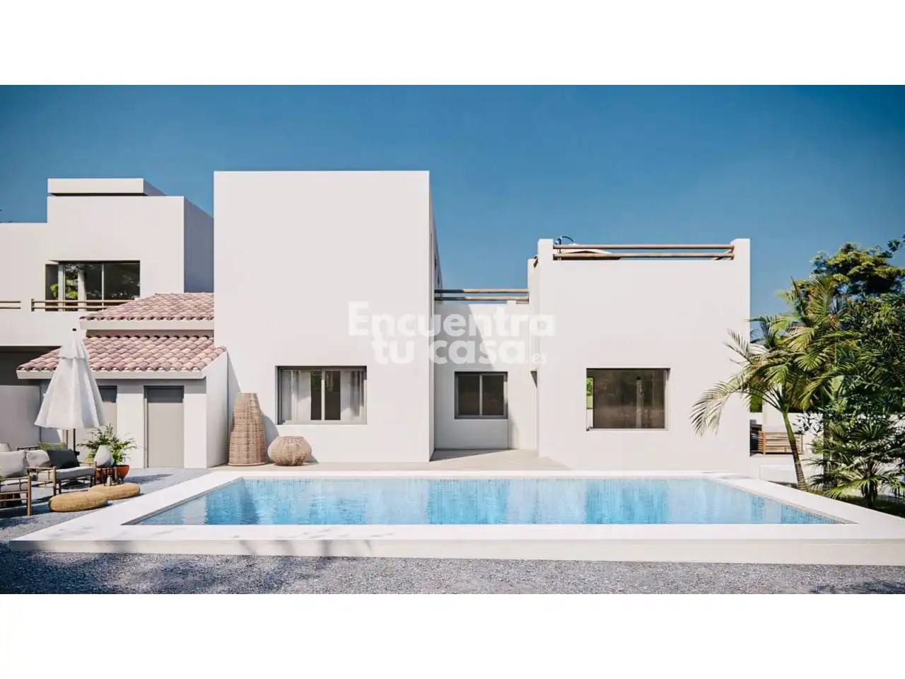Vista exterior de Casa o xalet en venda en L'Alfàs del Pi amb Aire condicionat, Calefacció i Jardí privat