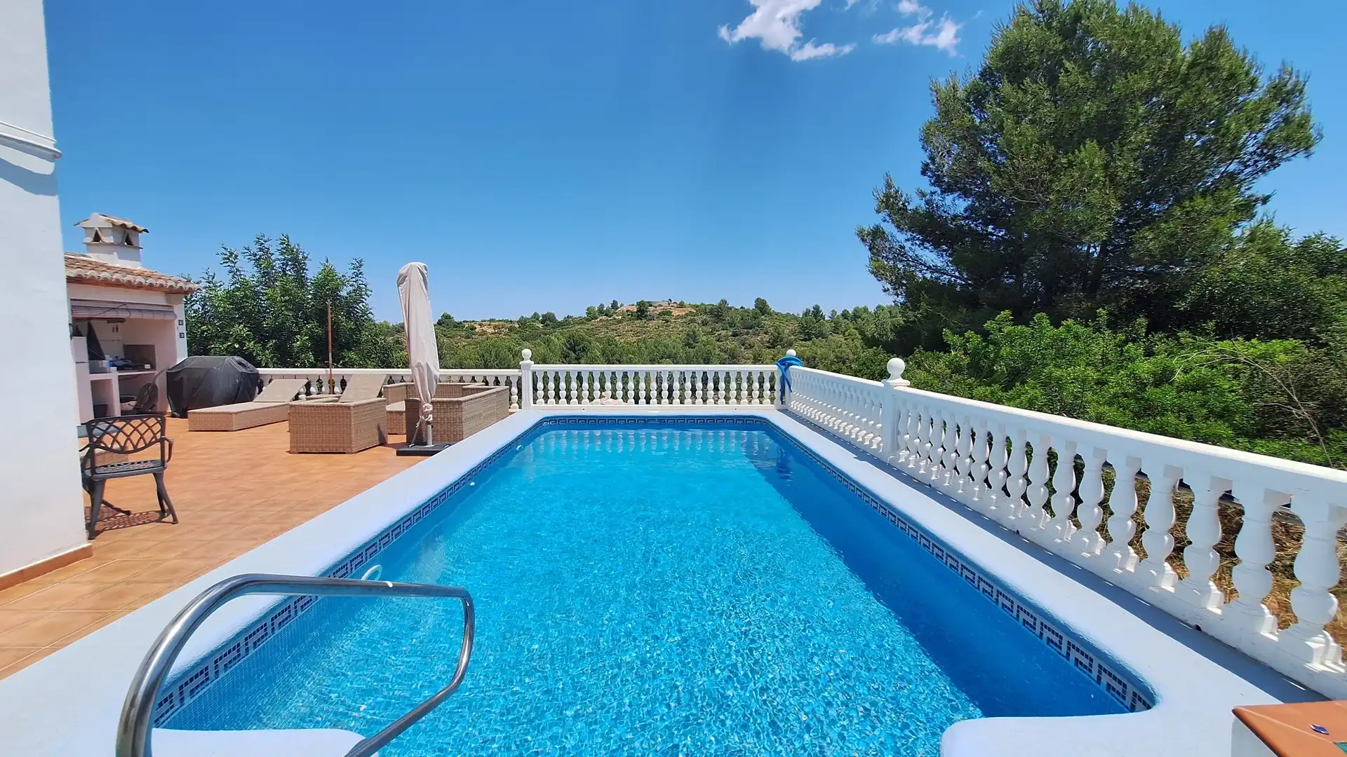 Swimming pool of Houses for sale in El Ràfol d'Almúnia  with Air Conditioner, Heating and Terrace