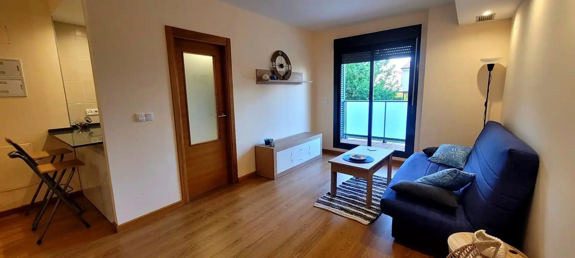 Wohnzimmer von Wohnungen zur Miete in San Jorge / Sant Jordi mit Klimaanlage, Heizung und Parkett